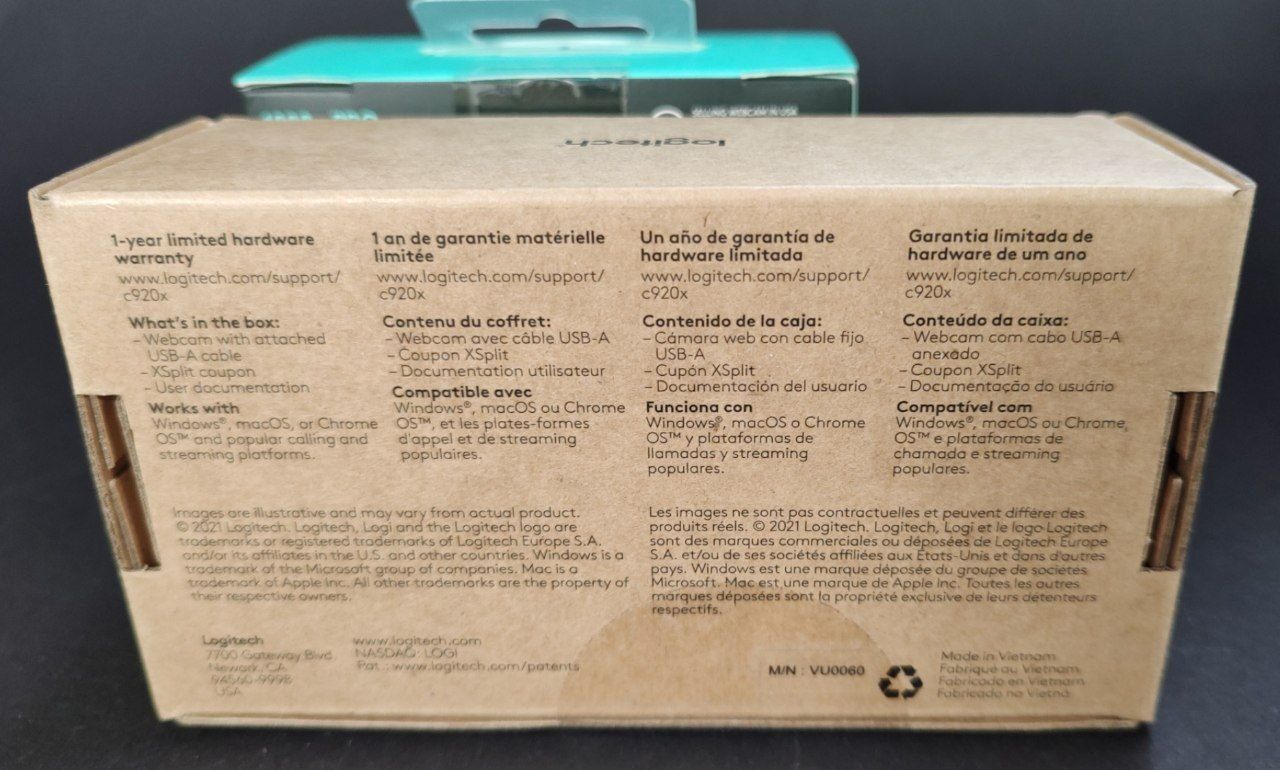 Веб-камера Logitech C920x HD Pro.  Новая