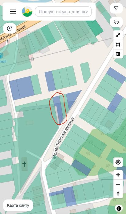 Земельна ділянка Мукачево