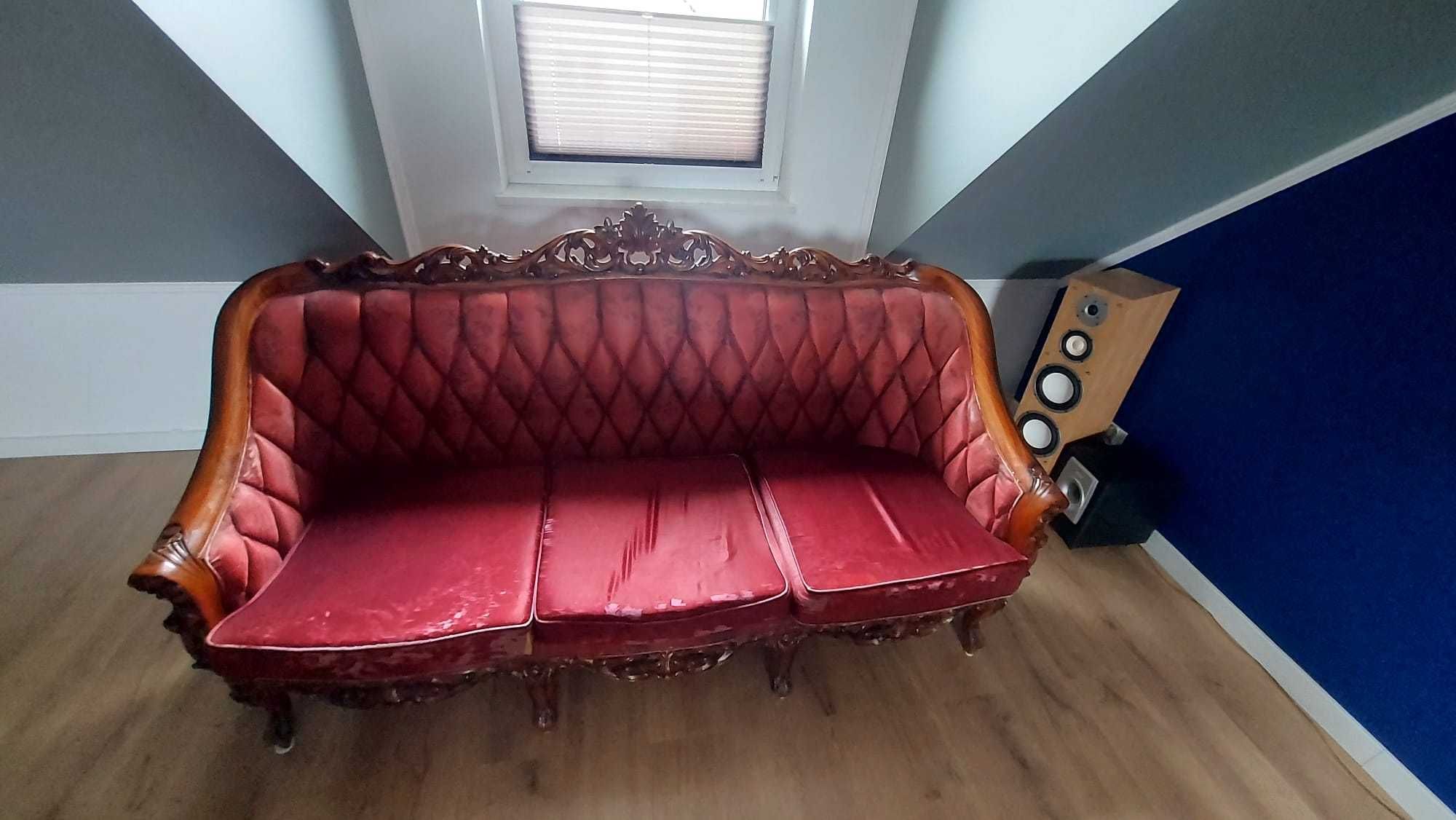 Sofa  w stylu Ludwikowskim i dwa fotele