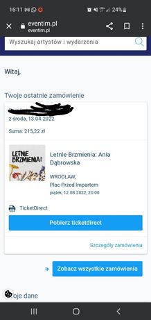 Letnie Brzmienia Ania Dąbrowska bilety