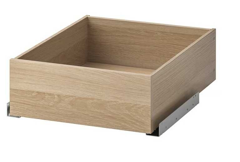 2 szuflady IKEA PAX komplement 50 cm - jasne drewno - stan idealny
