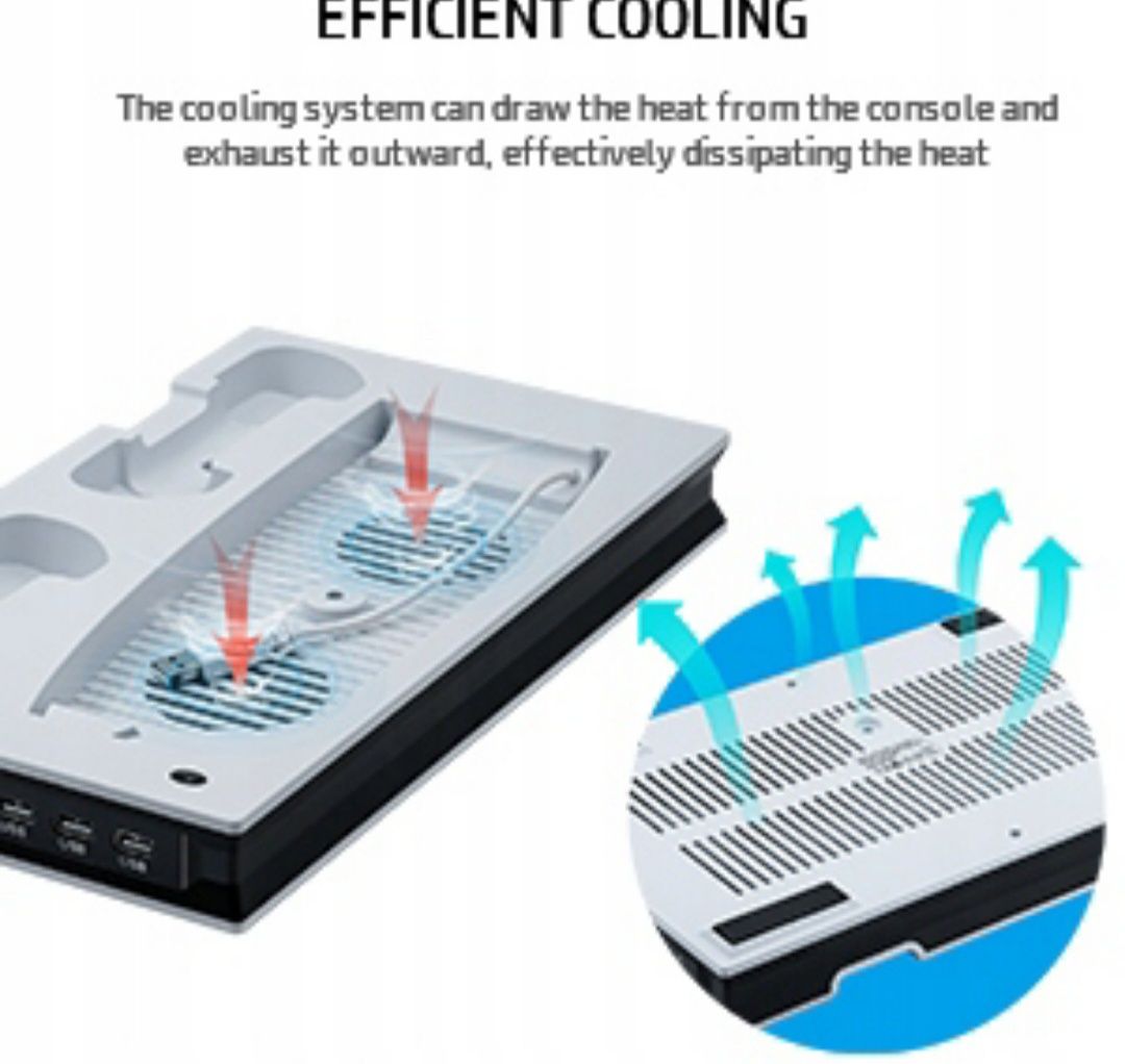 Stacja chłodząca ładująca PS5
