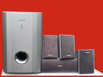 Subwoofer plus 4 głośniki kino domowe
