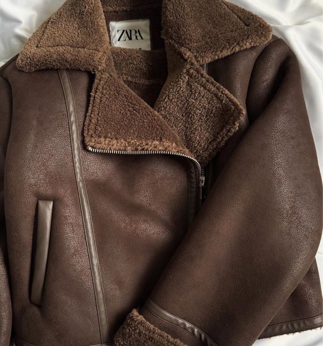 Шоколадна дублянка зара