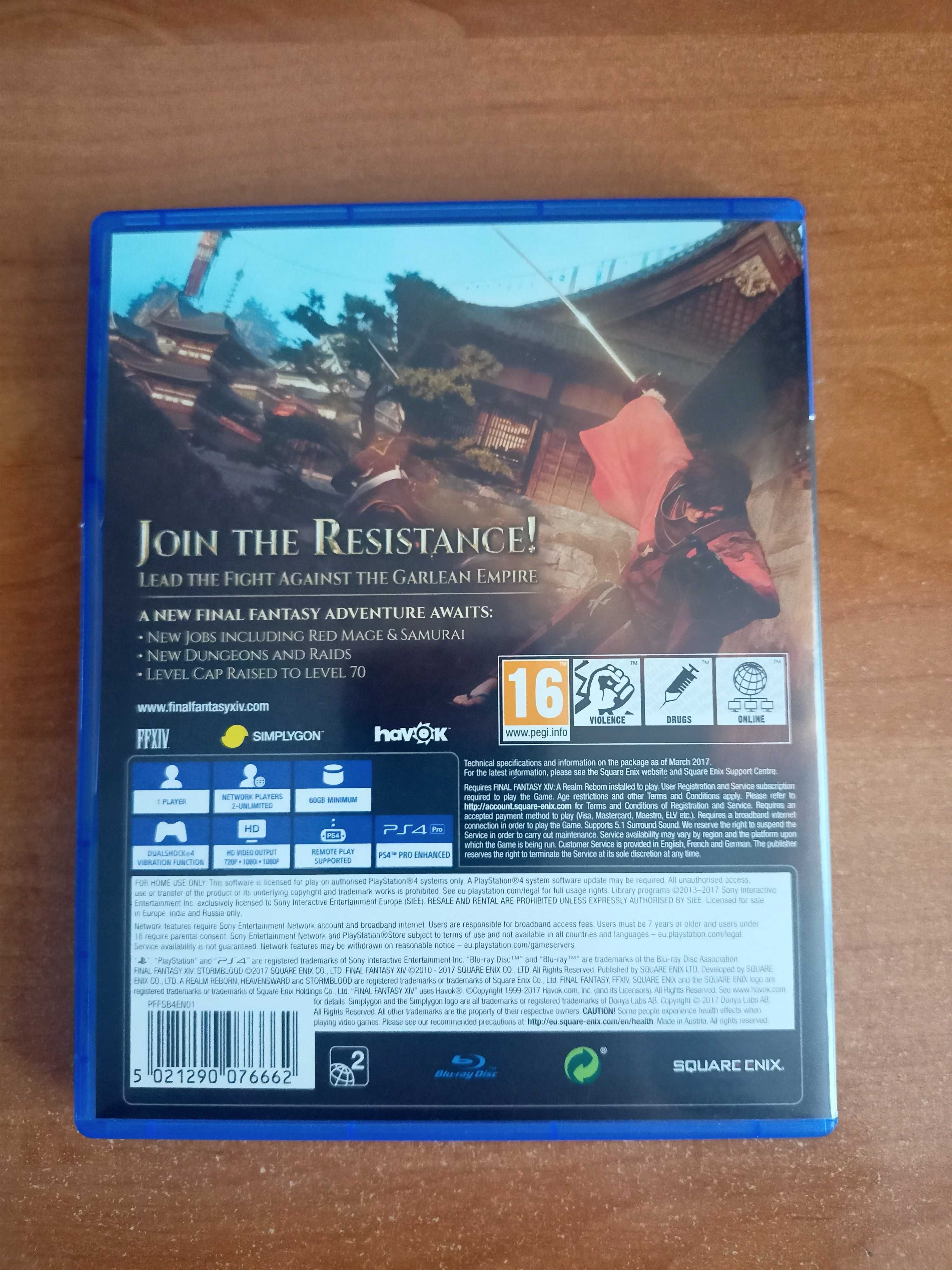 Final Fantasy XIV Online Stormblood PS4