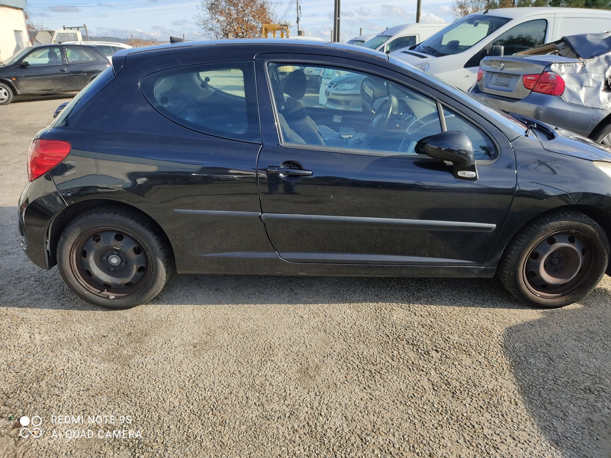 Peças Peugeot 207 1.6hdi, motor 9HX, frente completa, airbags, porta