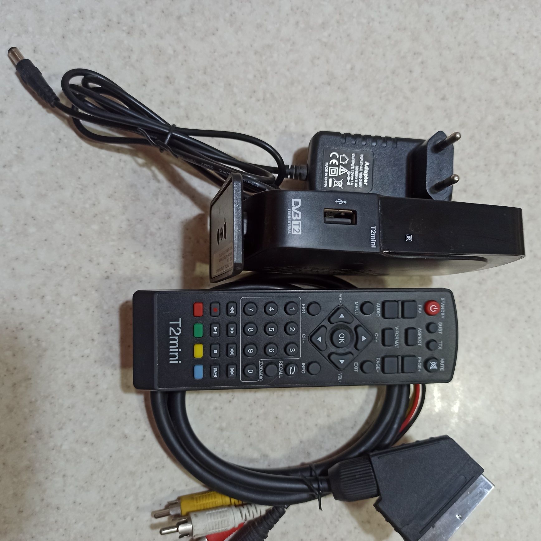 Кабель для подключения телевизионной приставки Т2 цифрового телевидени
