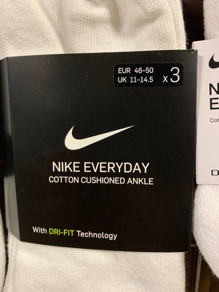 Шкарпетки носки середні Nike everyday sport casual dri fit