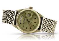 Złoty zegarek z bransoletą męski 585 Geneve mw013ydy&mbw013yo Warszawa