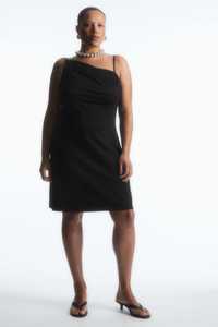Асиметрична драпірована міні-сукня COS