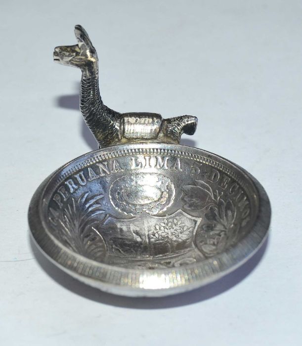 Ornamento em Prata do Peru, Moeda de 1924