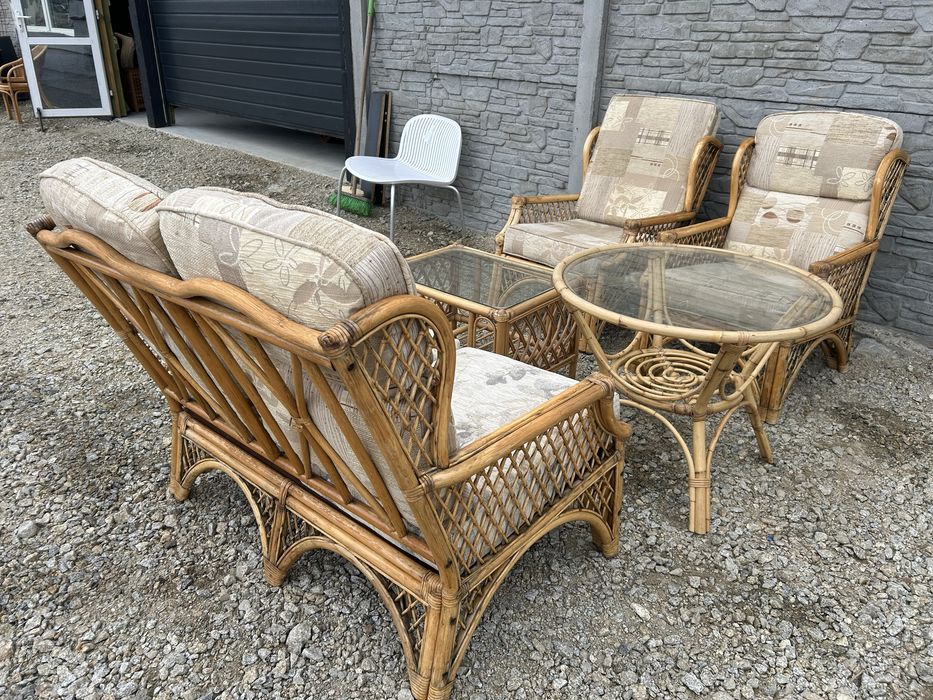 Komplety zestawy rattanowe