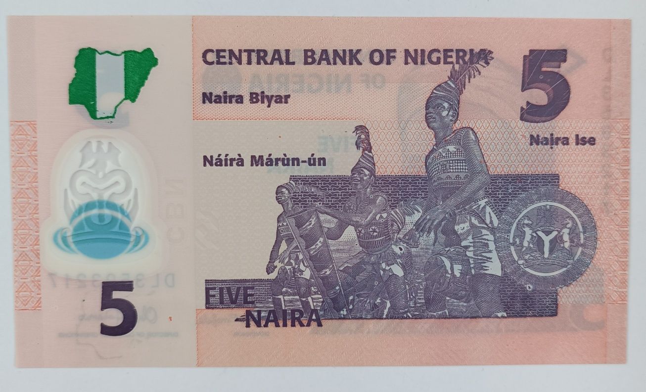 banknot 5 naira, Nigeria