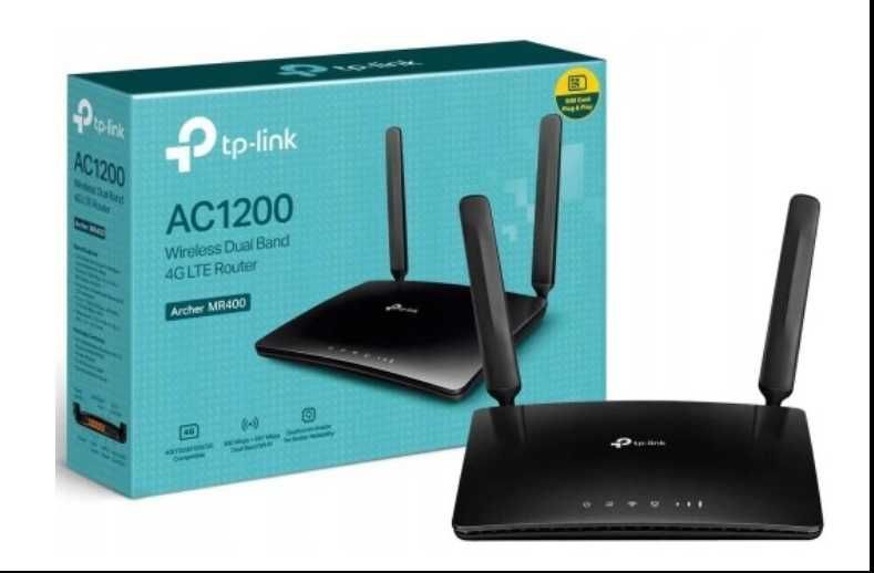 nowy Router LTE TP-Link Archer MR400 AC1200 - gwarancja,okazyjna cena