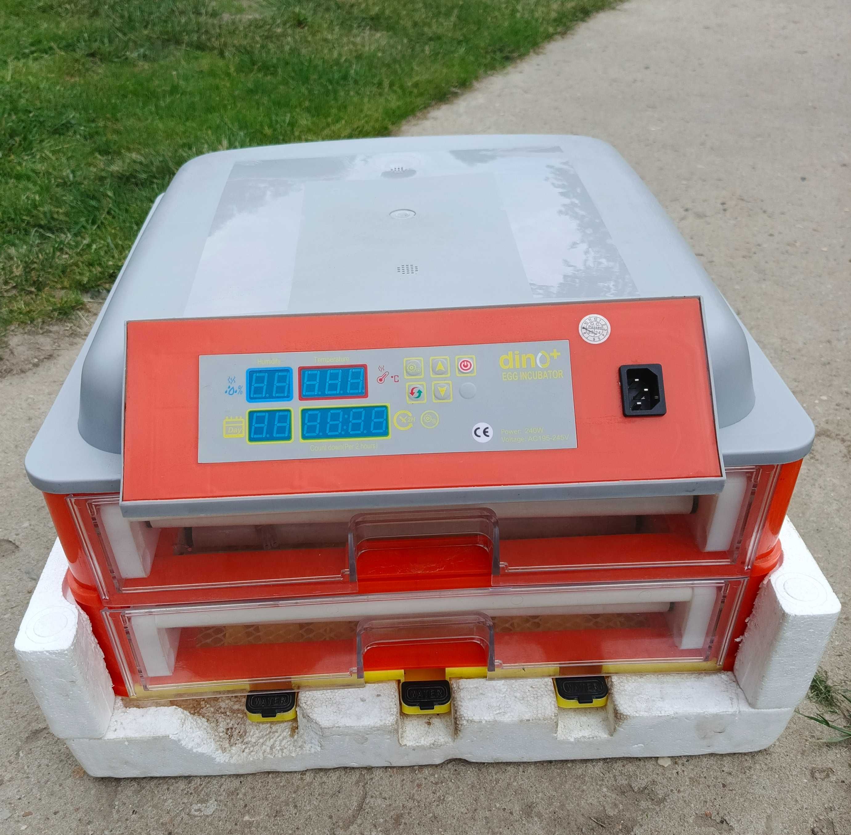 INKUBATOR AUTOMATYCZNY DINO Plus DO 92 JAJ z wysuwaną szufladą