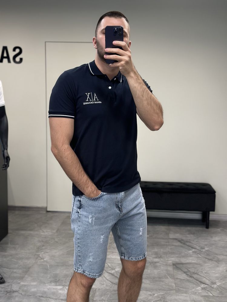 Поло теніска Armani Exchange AX