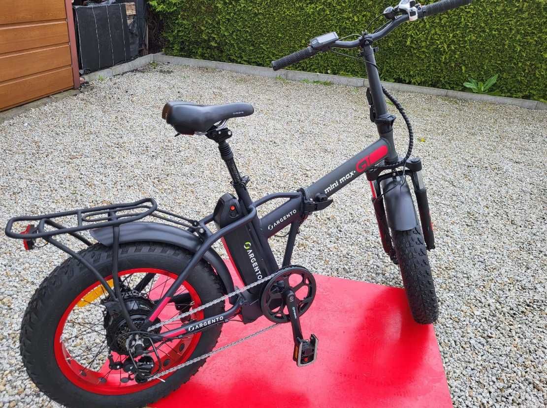 Rower elektryczny Argento Foldable E-Bike Mini MAX GT Red
