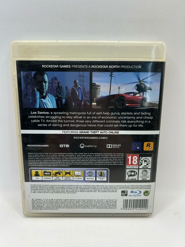 Gta V Komplet Polski w Grze Ps3 nr 6763