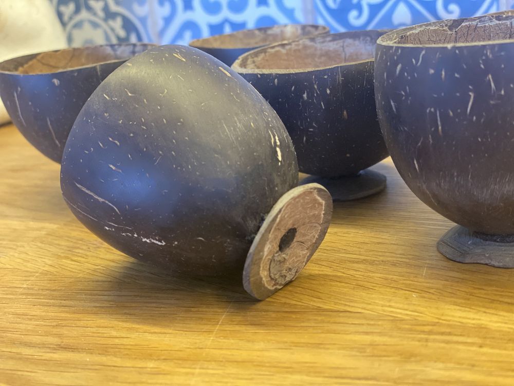 Coconut Shell Fruit Beer Kawa Cold Drink Cup-6szt
