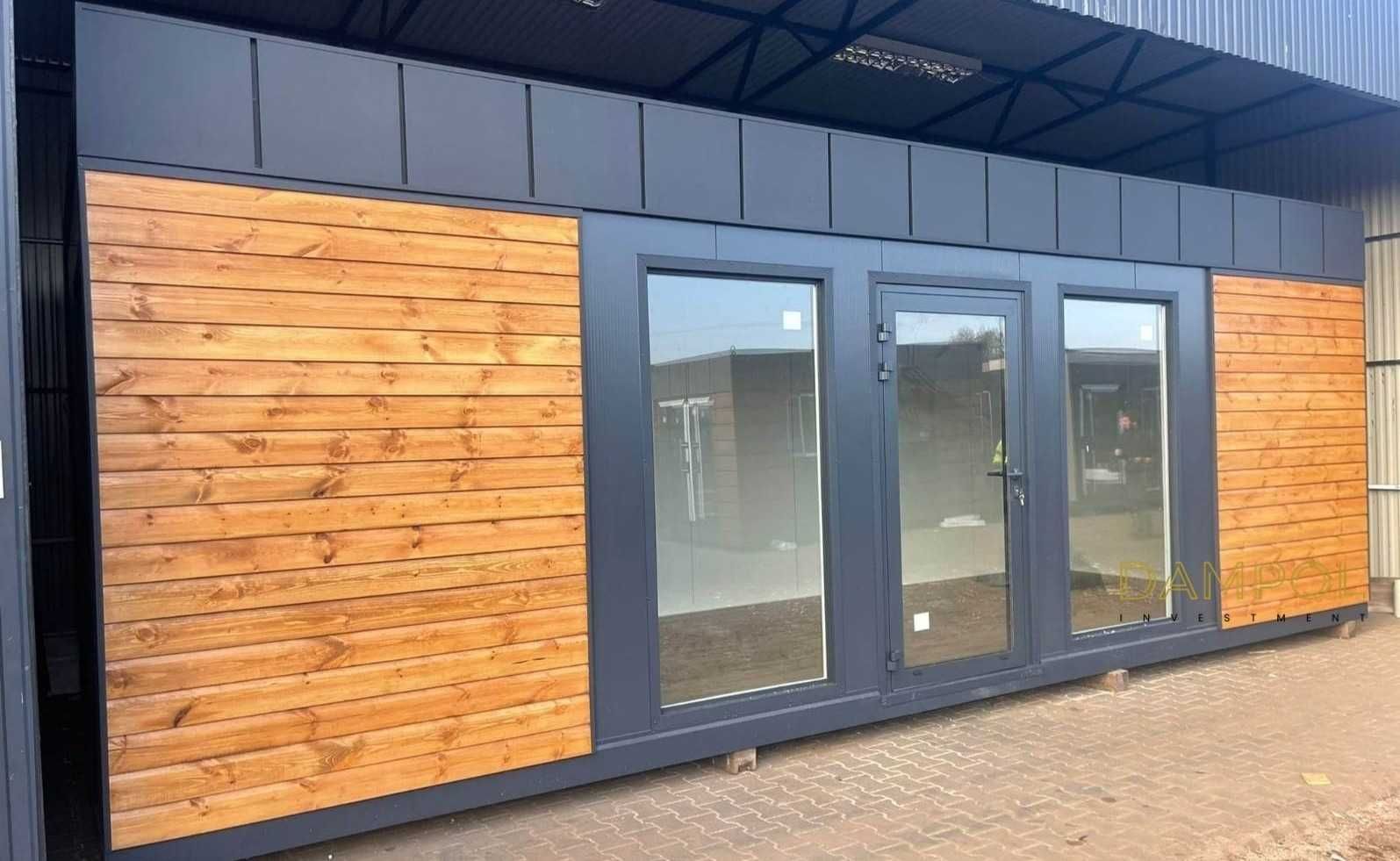 Pawilon 800x300 kontener biurowy handlowy usługowy kosmetyczny-Leasing