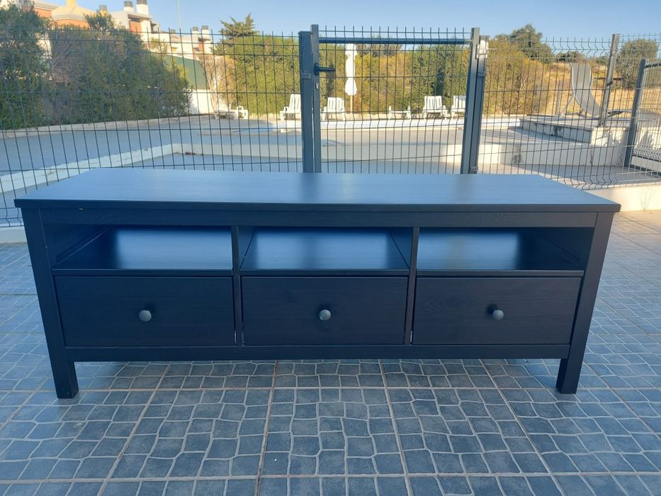 Movel sala preto 3 gavetas Ikea