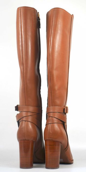 Lauren Ralph Lauren Manchester Burnished Leather Tall Boot roz. 39