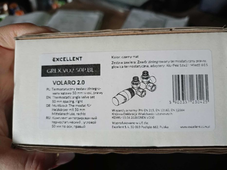 Zawór termostatyczny Volaro 2.0 Excellent