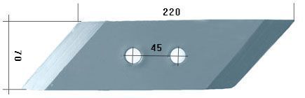 Dłuto szerokie do pługa Krone prawe/lewe polska jakość!