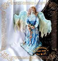 Anioł powertex rękodzieło dekoracja prezent handmade ozdoba
