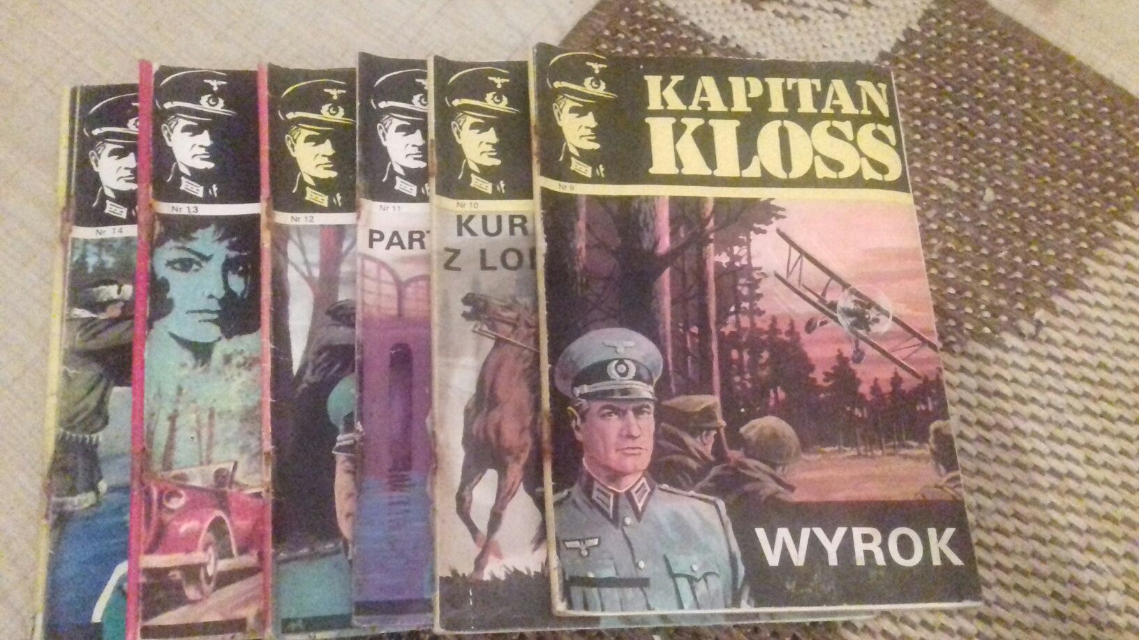 Kapitan kloss, wyd 2, nr 9,10,11, 12,13,14 i gratis