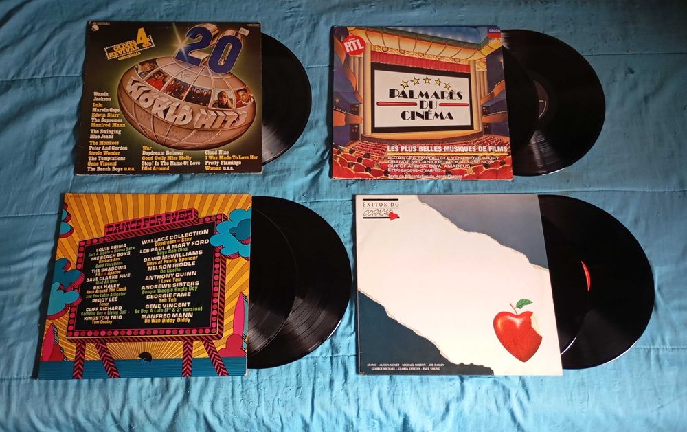 9 Discos de Vinil (LPs) - Compilações e Bandas Sonoras