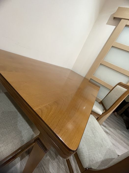 Stół z krzealami drewno wloska produkcja