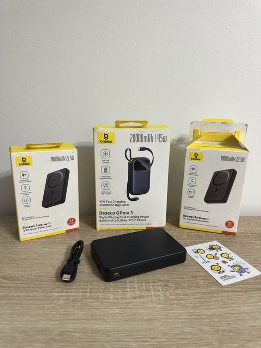 Зарядний пристрій baseus (magSafe) 10000mAh-20000mAh