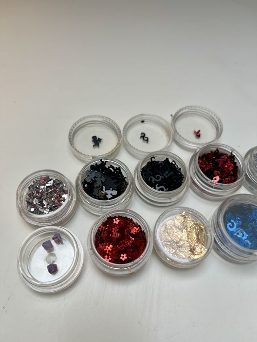 Ozdoby do paznokci! Zestaw 14szt. Nowe + używane