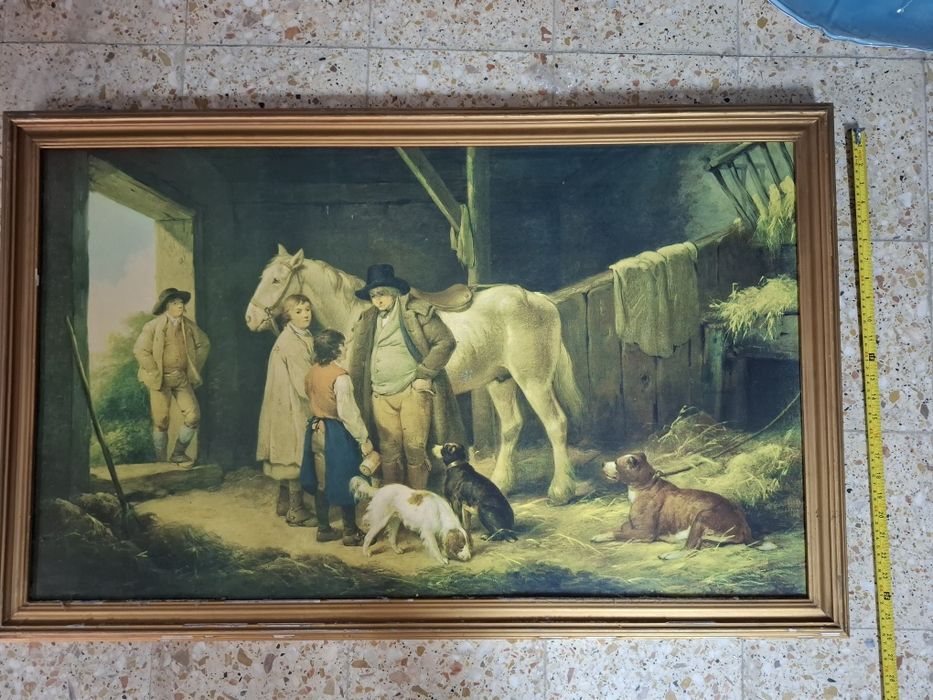 3 quadros emoldurados