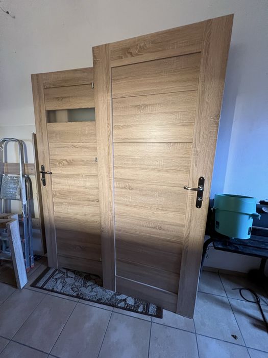 Zestaw 4 sztuk skrzydeł drzwiowych, 2x prawe i 2x lewe