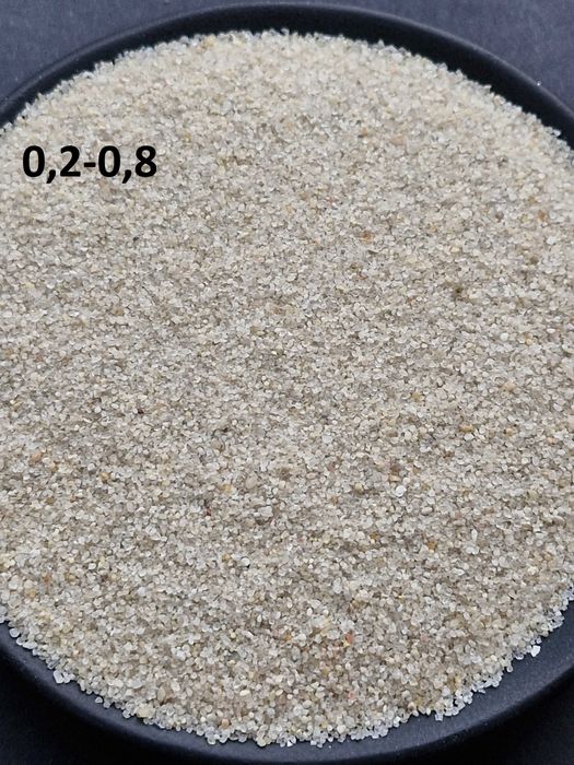 Piasek kwarcowy 0.2-0.8, piaskowanie, szparowanie kostki brukowej 25kg