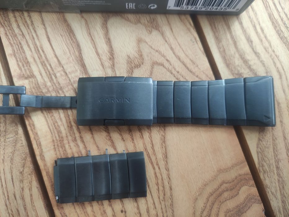 Oryginalna bransoleta tytanowa GARMIN 26mm, bdb stan , Fenix , epix