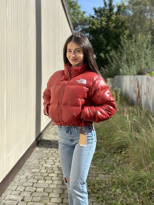 The North Face Nuptse Short Jacket Короткий жіночий пуховик TNF 700