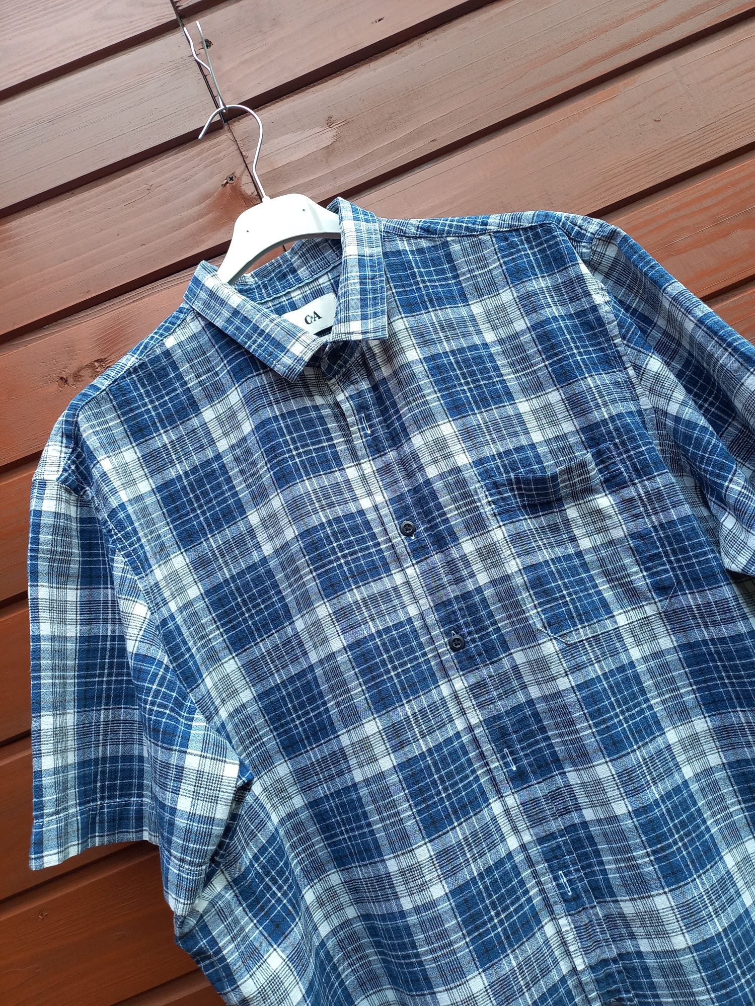 Niebieska koszula męska | XXL | C&A | 100% bawełna