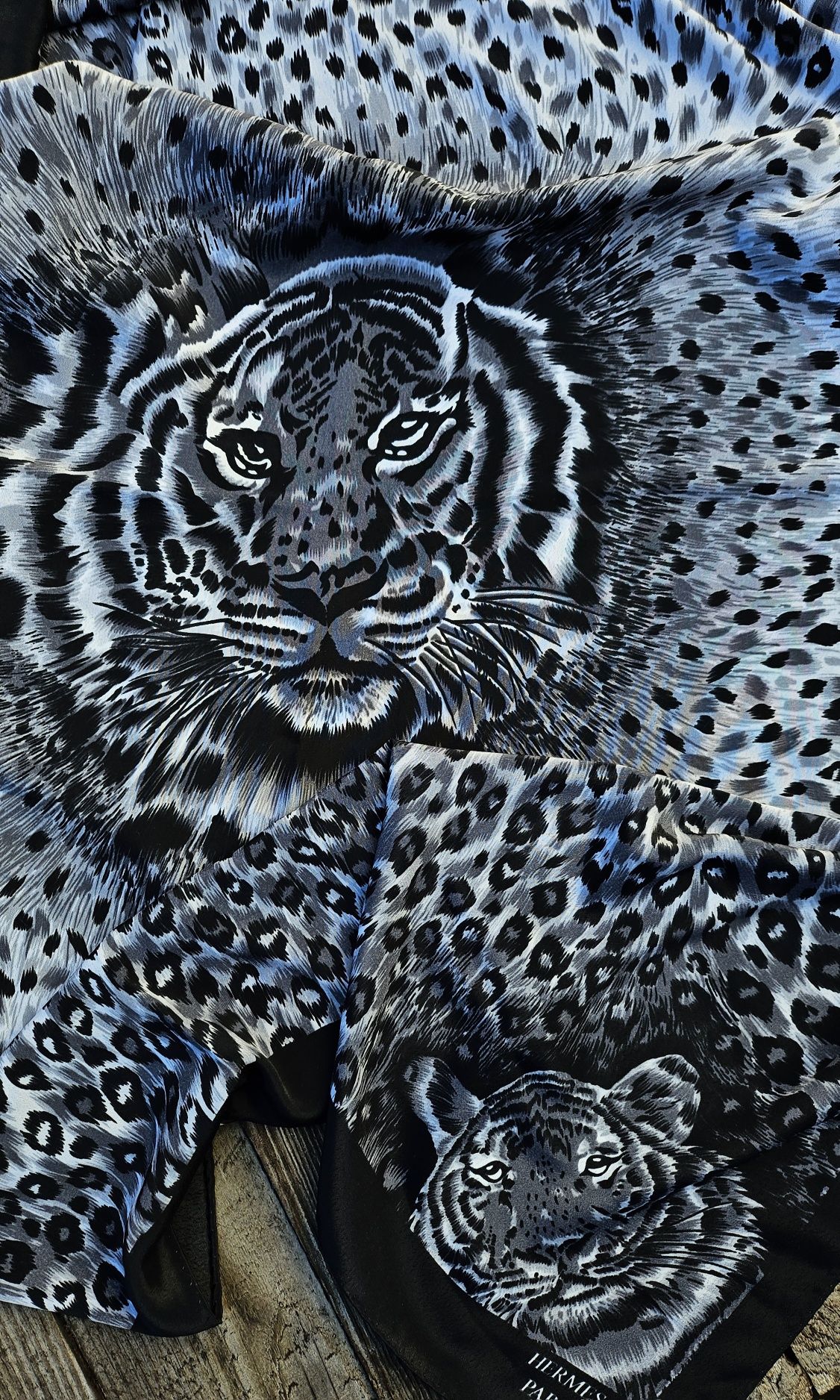 Шарф хустинка hermes leopard