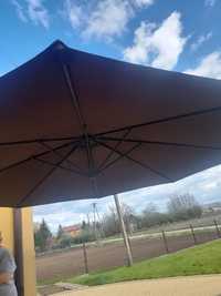 Parasol ogrodowy Uniprodo brazowy Nowy