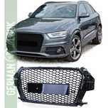 Grelha desportiva estilo RS preto brilhante Audi Q3 8U 11 a 15