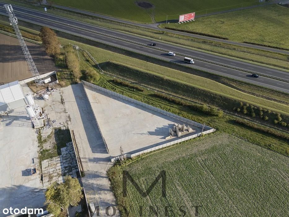 Plac magazynowy składowy od 1950m2 przy A2 131km
