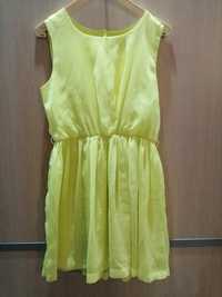 Żółta sukienka roz 134