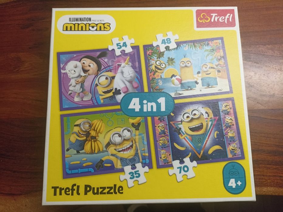 Puzzle Trefl 3+/4+ cały zestaw super stan kompletne 6 pudełek