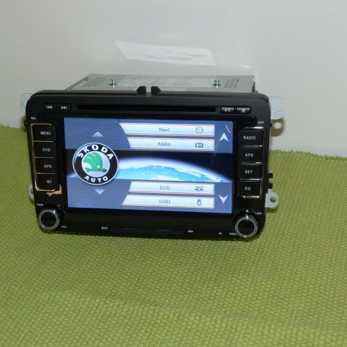 Rádio DVD para VW Golf, Skoda e Seat - GPS