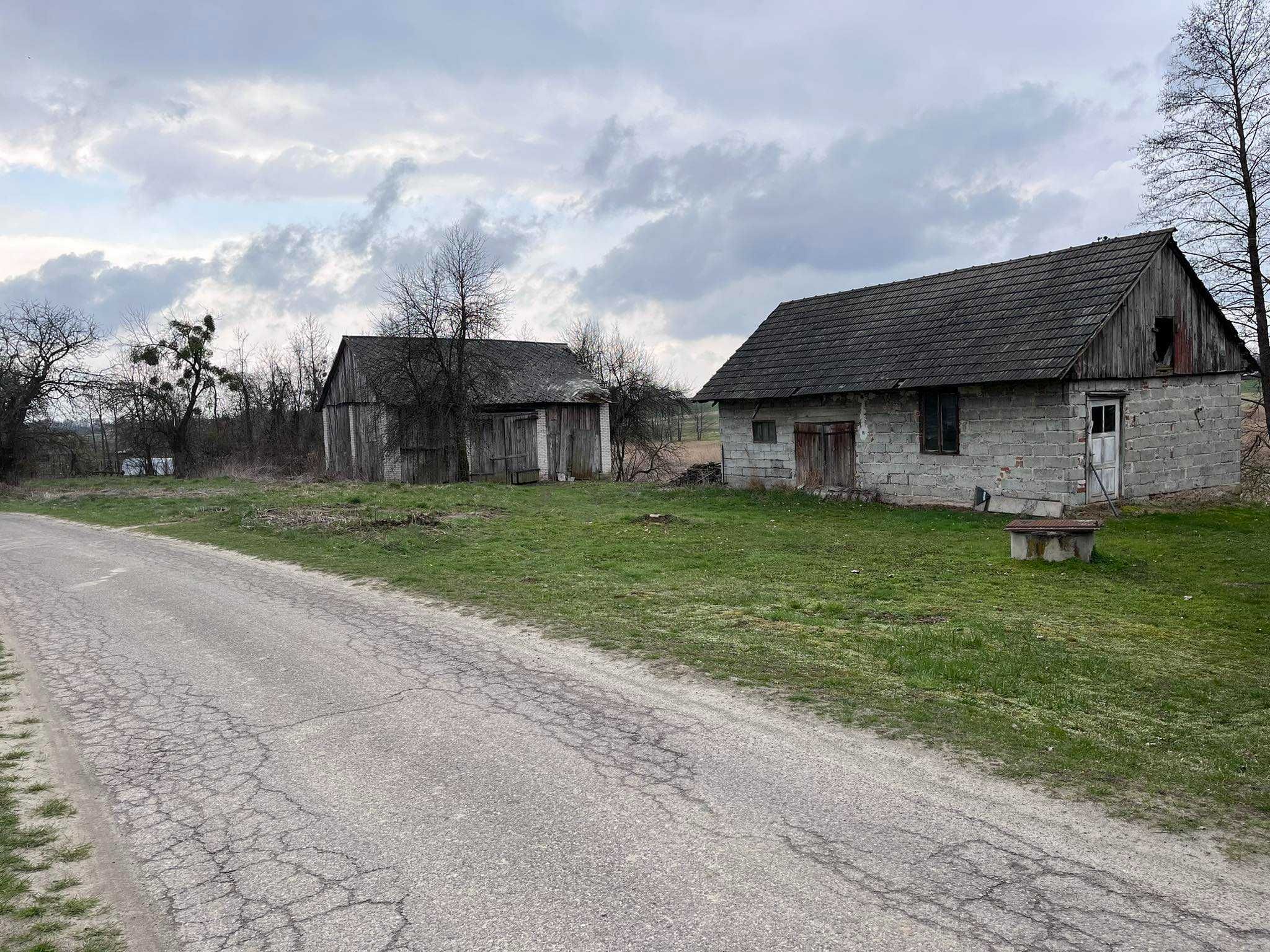 NOWA CENA!!! Dom 80m2 + zabudowania gospodarcze na działce 55,4 ara