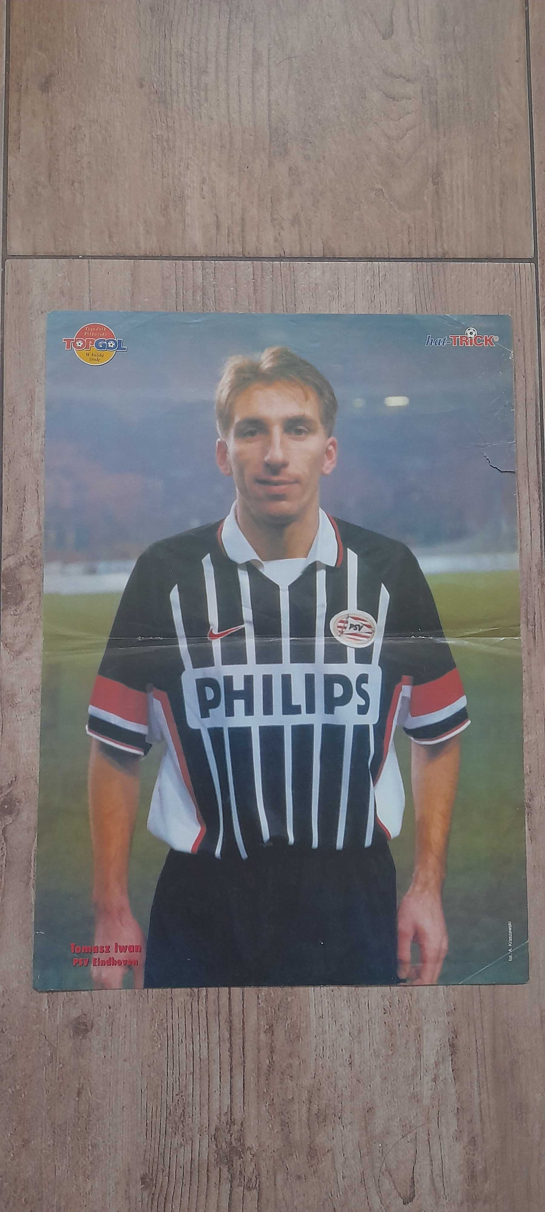 Fernando Hierro (Real Madryt)/ Tomasz Iwan (PSV Eindhoven) - 1997/98r.