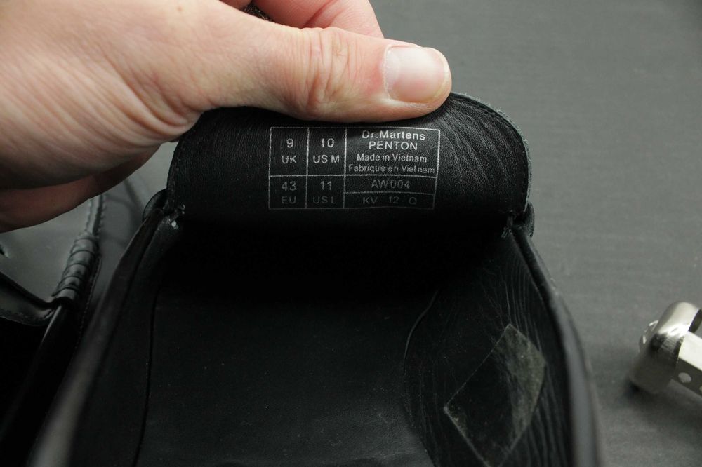 Шикарні шкіряні туфлі лофери Dr.Martens Penton Black Loafers 43 27.5см